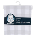 Gerber Childrenswear - Drap de berceau en tricot - Céleste - Carreaux-Nos essentiels ont été certifiés indépendamment STANDARD 100 by OEKO-TEX  afin que vous n'ayez pas à vous soucier des substances nocives
