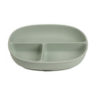 b.box - Assiette en silicone + couvercle - Sauge-Convient aux aliments chauds et froids