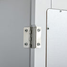 Kleankin Wall Mount Bathroom Mirror Cabinet with Shelves - White-Constructed of MDF board for stability