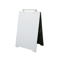 Futech Aluminum A-Board - 18" x 30" - White-Weather-Resistant Aluminum Frame: Made from durable aluminum that stands up to everyday outdoor use while keeping a clean, professional look outside your business.