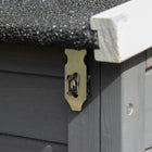 PawHut - poulailler en bois 79 po, maison pour poules d’extérieur grise-Couleur : Gris, Blanc, Noir 