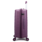 TUCCI - Bagage d'enregistrement à coque rigide  Lussore 24 po - Violet-Texture anti-rayures – Préserve son apparence grâce au déplacement. Une finition texturée qui résiste aux éraflures et conserve son aspect lisse de voyage après trip