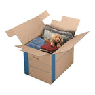 Bankers Box SmoothMove PRIME Moving Box with FastFold - Large - 24" L x 18" W x 18" H - 6 Pack-Double-end, single-side, double-bottom construction