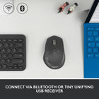 Logitech Triathlon M720 Multi-Device Wireless Mouse - Black-Designed to endure with buttons built to withstand up to 10 million clicks