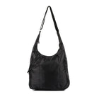 Karla Hanson Pack n Fold Foldable Lightweight Water-resistant Hobo Bag - Black-Black, Polyester