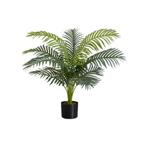 Monarch Specialties - Plante Artificielle - 34 po H - Palmier - Mis En Pot - Touche Réelle - Feuilles Vertes - Pot Noir-Ajoutez une explosion tropicale de verdure à votre maison ou de votre bureau avec cet arbre palmier artificiel de 34 po de haut qui est installé dans un pot noir de 5 po