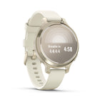 Garmin - Lily 2 Active Lunar Gold avec bracelet en silicone osseux-8