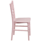 Flash Furniture Kids Pink Resin Chiavari Chair-Pink Finish