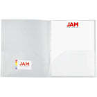 JAM Paper - Chemises multi-poches en plastique robuste - organiseur à 6 pochettes - transparent - Paquet de 2-Taille : 9 1/2 x 11 5/8 pouces | S'adapte facilement aux documents de 8,5" x 11"