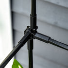 Outsunny Raised Garden Bed with Tomato Planter Cage-Equipped with drainage holes to protect plants from over-drying  