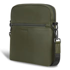 Champs Onyx Leather Cross-Body Bag - Khaki-Back slip pocket