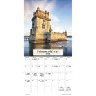 DateWorks 2026 16-Month Wall Calendar - 12" x 12" - Exotic Destinations - Bilingual-Scenic