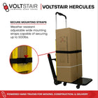 Voltstair Hercules Electric Stair Climbing Hand Truck - 500 lb Capacity-Reinforced high-strength frame withstands professional daily use