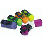 Eisen - Taille-crayon 2 en 1 avec gomme intégrée - paquet de 10-Taille-crayon et gomme 2-en-1