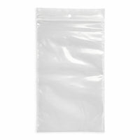 KL Rubber - Sac refermable en polyéthylène avec trou de suspension - 2 Mil - 4 x 8 po - paquet de 1000-Lèvre décalée avec fermeture refermable durable pour une ouverture facile et une fermeture sécurisée
