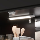 HOMCOM 71" H Kitchen Pantry Cabinet with Spice Racks and LED Lights - Black-Anti-tipping design enhances safety 