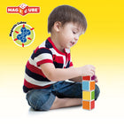 Geomag Magicube Free Building Set - MultiColoured - 27 Piece Set-This Magicube set is made up of 27 white-edged multicolor cubes.