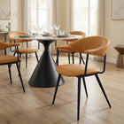 Zuo Sima Dining Chair - Brown-Chair Weight Capacity: Supports up to 280 lb