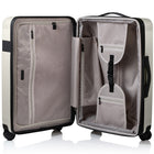 Champs Onyx II 3 Piece Luggage Set - Ivory-Built-in TSA lock. Recessed TSA approved locks for added safety