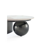 Manhattan Comfort Laurel 31.49" Modern Glam Coffee Table - Black-Classy Contemporary Design to Enhance your Living Environment