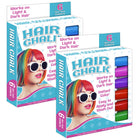The Pencil Grip Hair Colouring Chalk - 6 Colours/Pack - 2 Pack-A great way to add beautiful, vibrant colours to your hair
