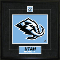 Utah Mammoth Logo - Framed Print - 20" x 16"-Premium virtual frames