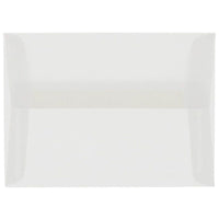JAM Paper - Enveloppes d'invitation A7 en vélin translucide - 5,25 po x 7,25 po - Transparent - 25/paquet (2851295)-Couleur: Clair