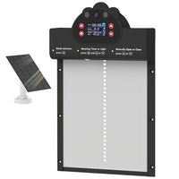 PawHut 2K HD AI Camera Automatic Chicken Coop Door with APP Control-Remote control via 2.4G WiFi with Timer/Light modes automates daily coop access
