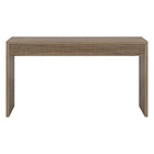 Hudson&Canal - Console Lawrence , 55 po de largeur, en chêne gris vieilli-La table est fabriquée à partir de matériaux MDF et PVC de haute qualité et durables