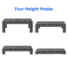 ShoppingAll Monitor Stand Riser with Adjustable Height and Surface Angle-Supports up to 10 kg (22 lb), suitable for monitors or laptops.