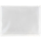 JAM Paper Plastic Envelopes with Zip Closure, Letter Booklet, 9.5 x 12.5, Clear Poly, 12 Pack (218Z1CL)-Clear