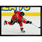 Jarome Iginla Flames Shooting - Framed Canvas - 31" x 22"-Premium canvas print with gallery-wrapped edges