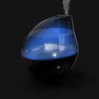 Pure Enrichment MistAire Silver Ultrasonic Cool Mist Hum-360° mist nozzle rotation: Easily direct the flow of mist towards areas that need moisture the most