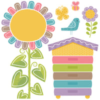 TREND enterprises Rainbow Garden Bulletin Board Set - 40" - 32 Pack-The variety & versatility of elements in this set help you cultivate empathy and readiness to learn