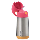 b.box - Insulated Drink Bottle - 350ml - Strawberry Shake-Double-wall insulation keeps drinks hot or cold for hours.