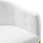 Modway Savour Tufted Performance Velvet Accent Dining Armchair - White-8
