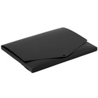 JAM Paper - Portefeuille en plastique avec fermeture à pression Moyen - 10 x 12 1/2 x 3/4 - Noir-Fabriqué à partir de plastique durable de haute qualité et doté d'une fermeture à pression