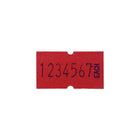 Motex MX5500 Plus Removable Labels - 1 Line - 8 Characters - Red - 10000 Labels-Removable Labels