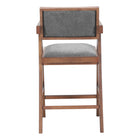 Zuo Delhi Counter Stool - Grey/Walnut - Set of 2-6