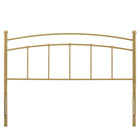 Modway Abigail Metal King Headboard - Gold-Height Adjustable
