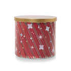 Yankee Candle - Bougie en pot à 3 mèches parfumée à la cannelle étincelante - 14,5 oz-Le couvercle décoratif en métal protège la cire de la poussière et des débris entre les combustions