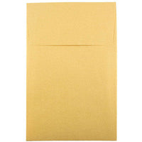 JAM Paper A10 Policy Metallic Invitation Envelopes - 6" x 9.5" - Stardream Gold - 25 Pack-Colour: Stardream Gold