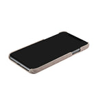 Gry Mattr - Étui en tissu GMF7MB pour iPhone 11/XR - Pinstripe marron-Accès complet aux ports et boutons