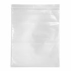 KL Rubber Resealable Polyethylene Bag with Hang Hole - 4 Mil - 10" x 13” - 1000 Pack-Offset lip design with durable zipper for easy opening and secure closure