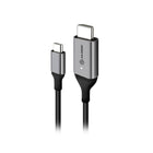 ALOGIC Ultra USB-C to HDMI Cable - 1m - Space Grey-Plug & Play - Ultra HD 4K Resolution - The Ultra USB-C (Male) to HDMI (Male) cable is a plug and play solution without the need of installing any drivers or software. The cable can support up to Ultra HD 4K (3840 x 2160) resolution @ 60Hz.