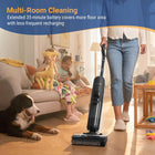 Tineco FloorWasher Pet 5 Series Cordless Wet/Dry Upright Vacuum - Black-Mess Detection, Suction & Water Perfection: Advanced mess detection technology automatically adjusts suction and water flow for optimal cleaning performance on any surface, making it a versatile multi-surface cleaner