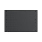 Gator Magnetics - Embouts de bordure de cible murale en acier de 12 po - Paquet de 2-Motif de grille subtil pour garder les outils droits et d'aplomb