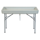 Work Smart Folding Beverage Ice Cooler Table-Weight capacity 350 lb