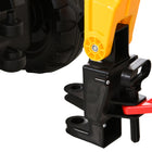 Aosom 3-in-1 Kids Ride-On Excavator Toy with Controllable Cargo Trailer - Red-Overall Dimension: 70.5" L x 16.5" W x 23.25" H 