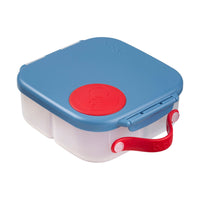 b.box Mini Lunchbox - Blue Blaze-Flexi whole fruit holder stretches to store whole fruit
